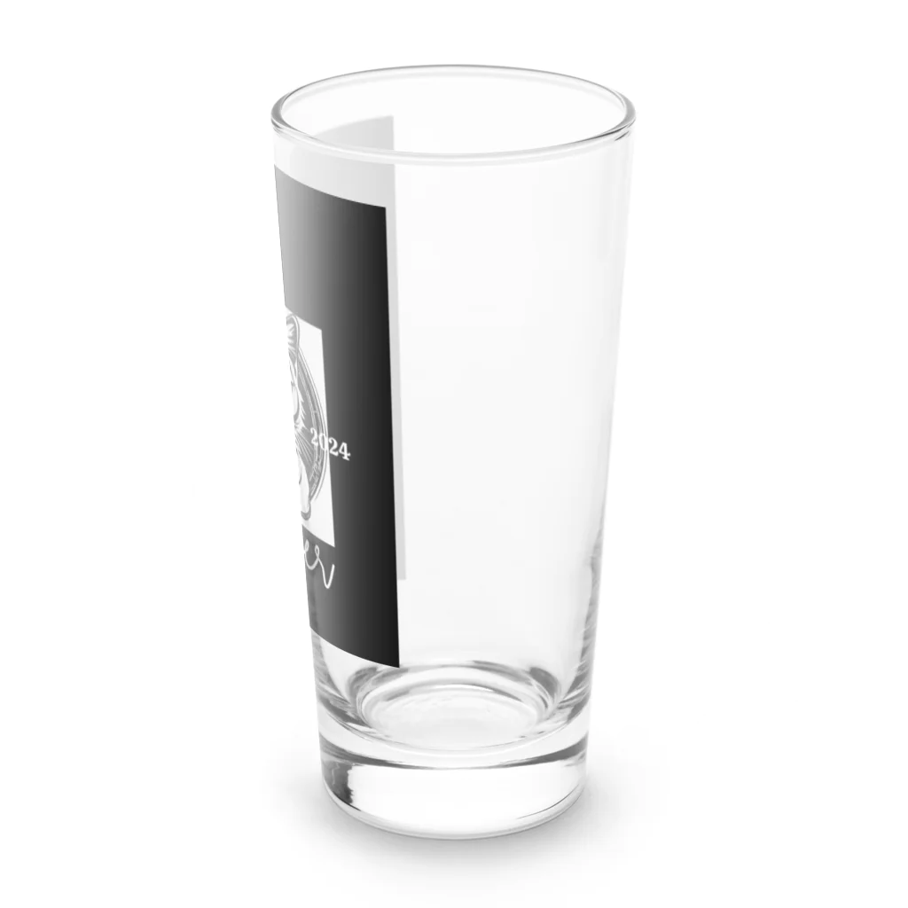 SERIY_SHOPの勇敢な猫戦士 Long Sized Water Glass :right