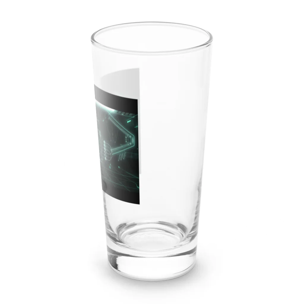 きままにまにまにのサイバーネティック・オデッセイ Long Sized Water Glass :right