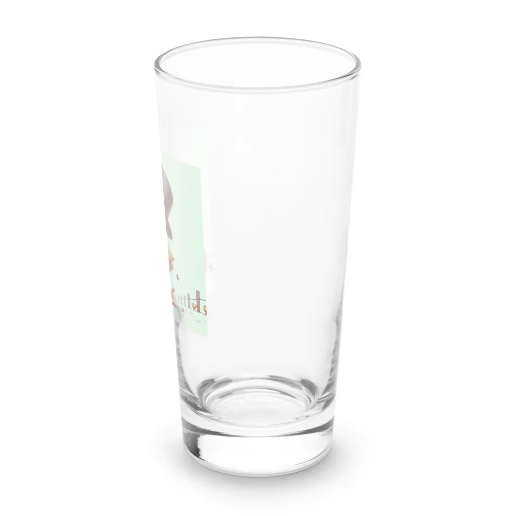 「動物ミリ屋」のピヨピヨ歩きましょ Long Sized Water Glass :right