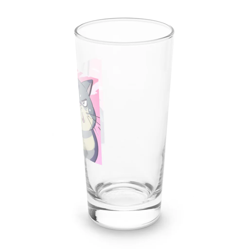 burebiの怒る猫 Long Sized Water Glass :right