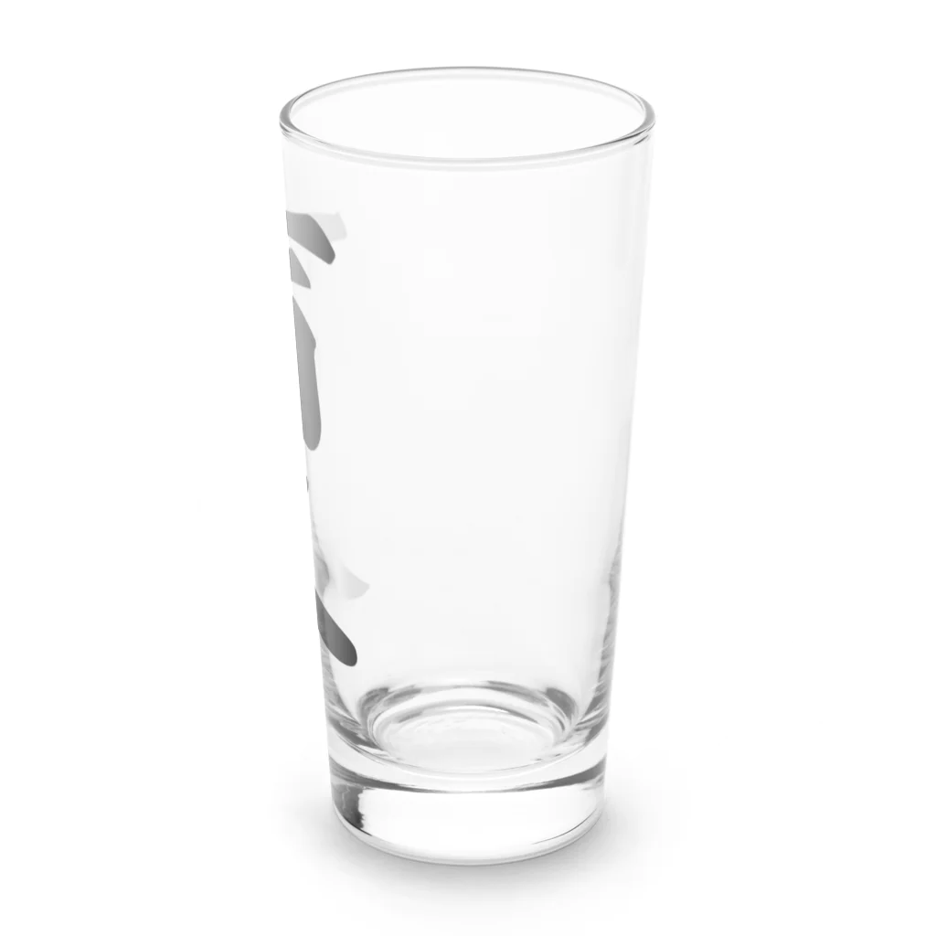 着る文字屋の盲人 Long Sized Water Glass :right