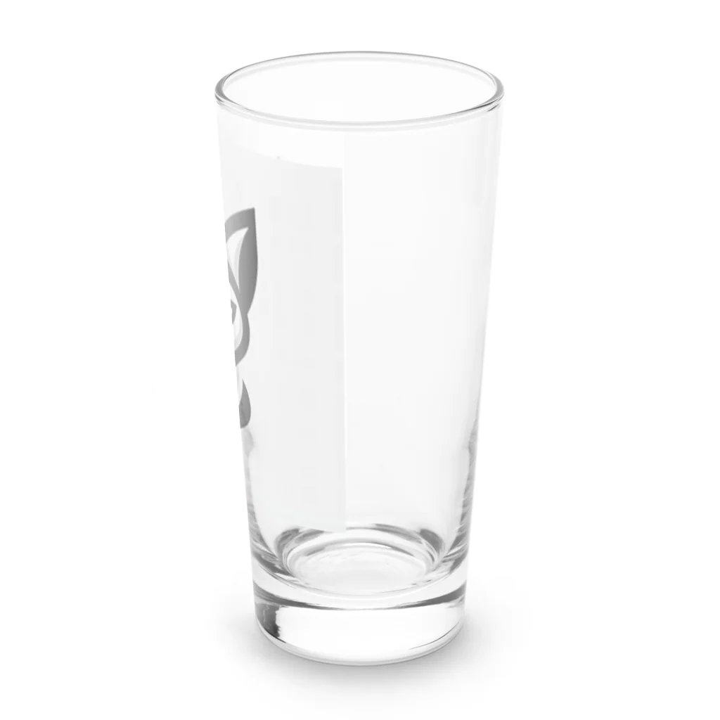 アニマルアーティファクトの猫ロゴ Long Sized Water Glass :right