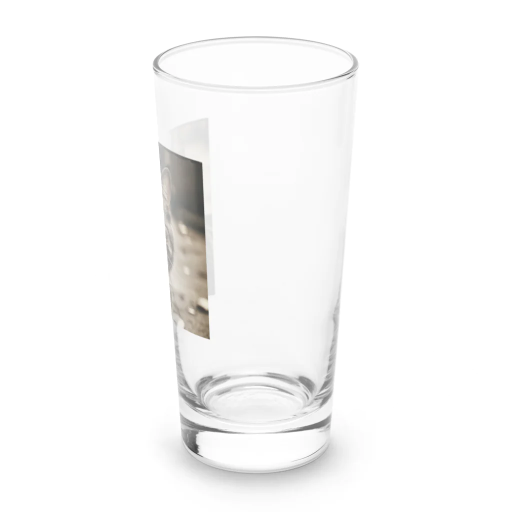 安達聖也の怒ってるネコ Long Sized Water Glass :right