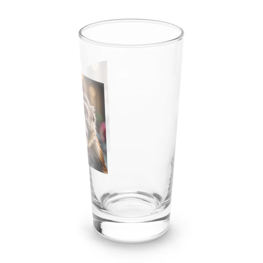 yume2482の叫ぶ猿 Long Sized Water Glass :right