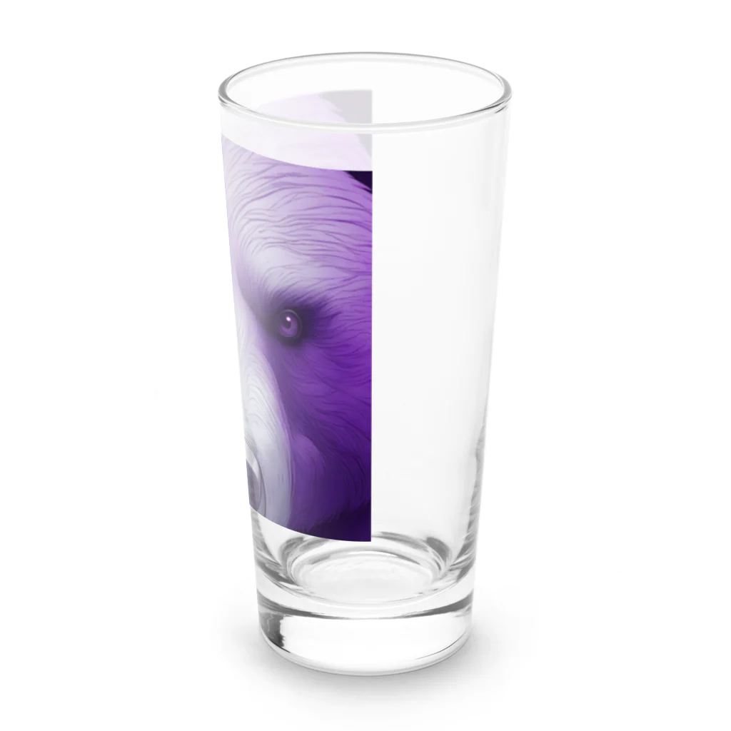 kumanekosanndaisukiの厳ついお顔の熊さん Long Sized Water Glass :right