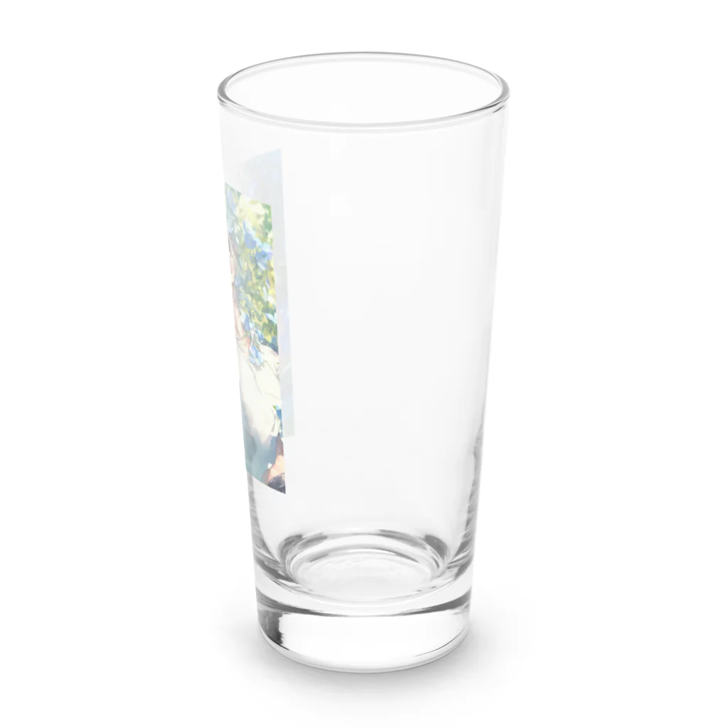 AQUAMETAVERSEの寝ぼけ顔　なでしこ1478 Long Sized Water Glass :right