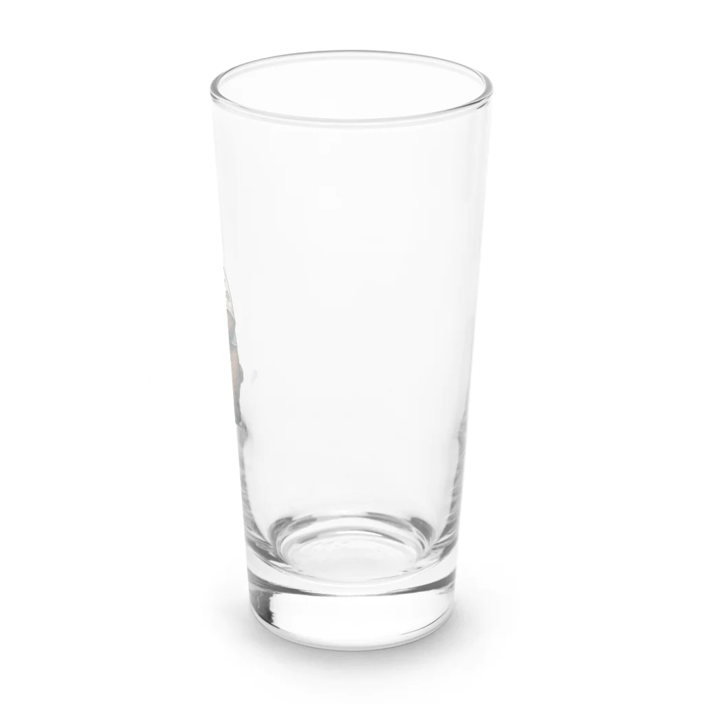 lblの悩み多きクマさん Long Sized Water Glass :right