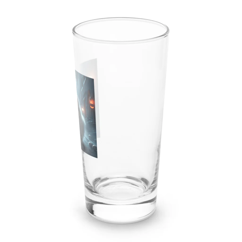 かんぱい工房のホラーポメラニアン Long Sized Water Glass :right