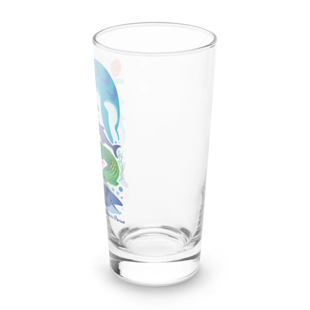 みなとまち層のジュラ紀の海のいきもの Long Sized Water Glass :right