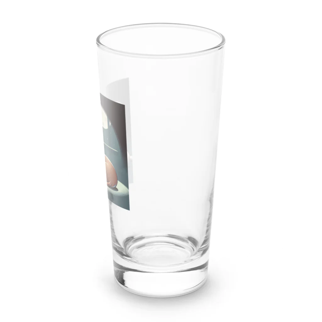 keikei5のかわいいダックスフンドが深い眠り Long Sized Water Glass :right