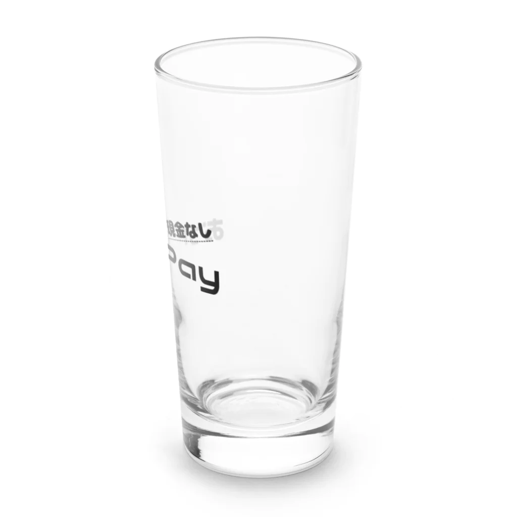 japan-daisukiの【おっぺけPay】 Long Sized Water Glass :right