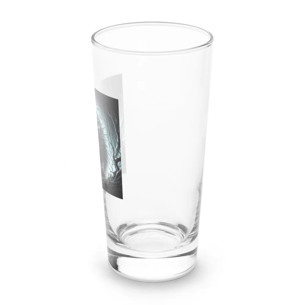 かんぱい工房のホラーハリネズミ Long Sized Water Glass :right