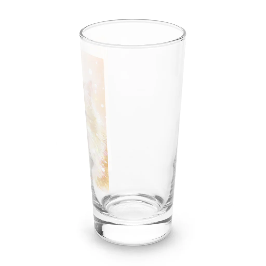 やさしい世界の雪うさ苺大福 Long Sized Water Glass :right