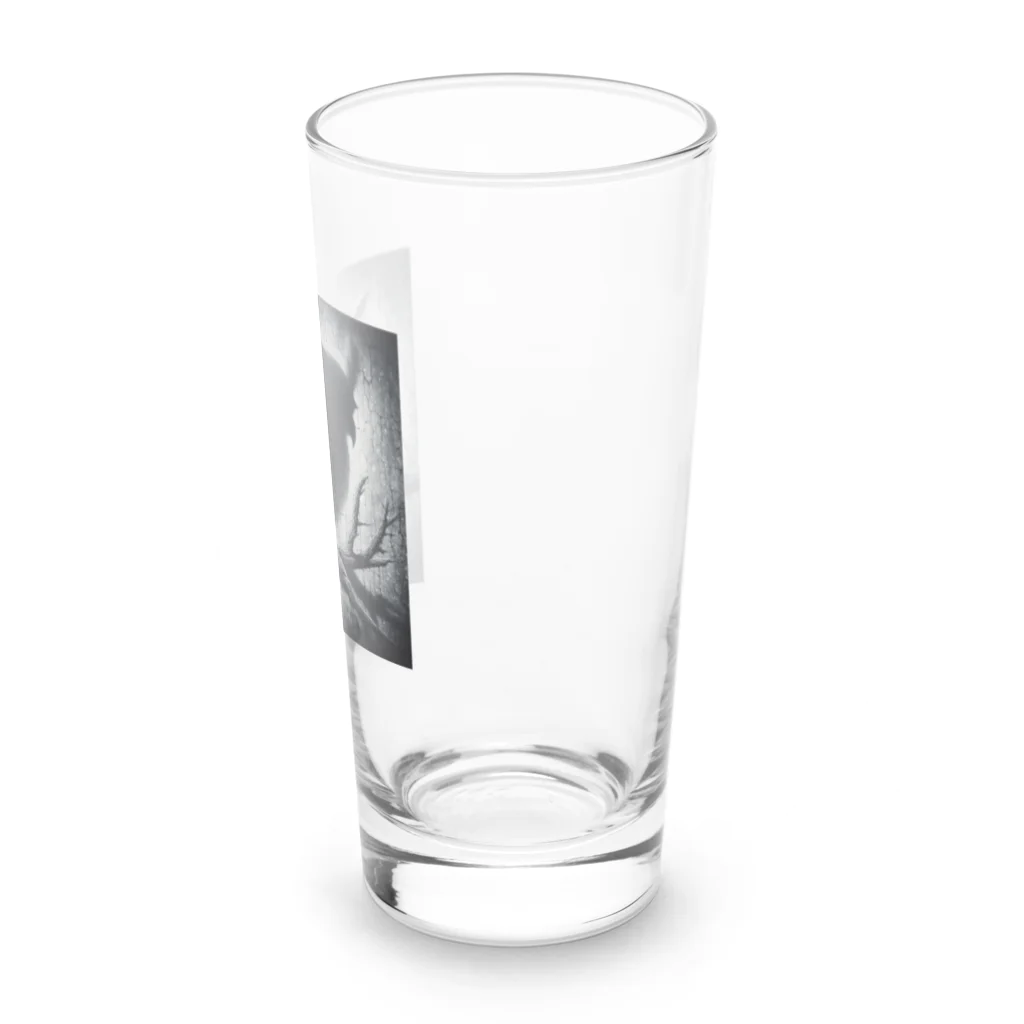 万事屋の不思議な魅力漂う梟 Long Sized Water Glass :right