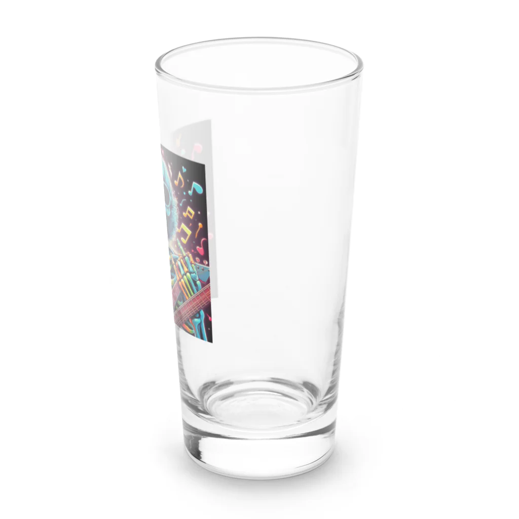 Happy Human のロック髑髏 Long Sized Water Glass :right