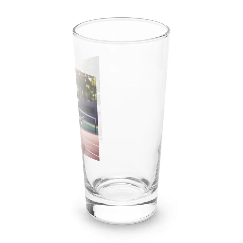 SmilePineのもふもふプリンセスのテニス Long Sized Water Glass :right