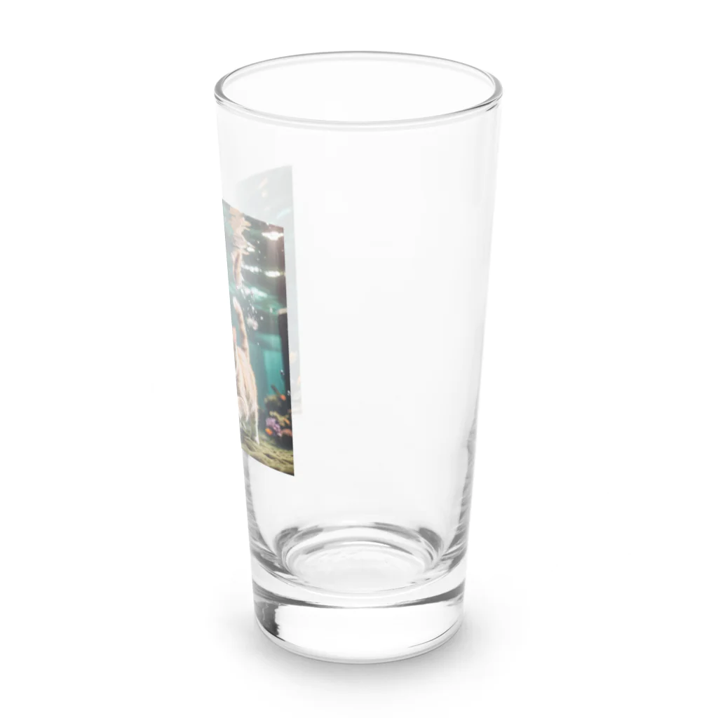 sion1010の泳ぐ猫グッズ Long Sized Water Glass :right