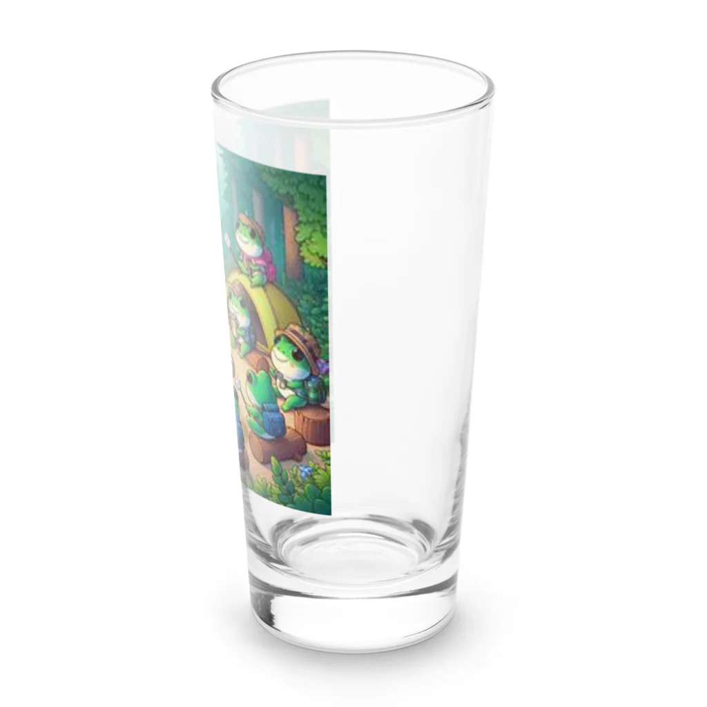 kerokero4216のケロチャンファミリー Long Sized Water Glass :right