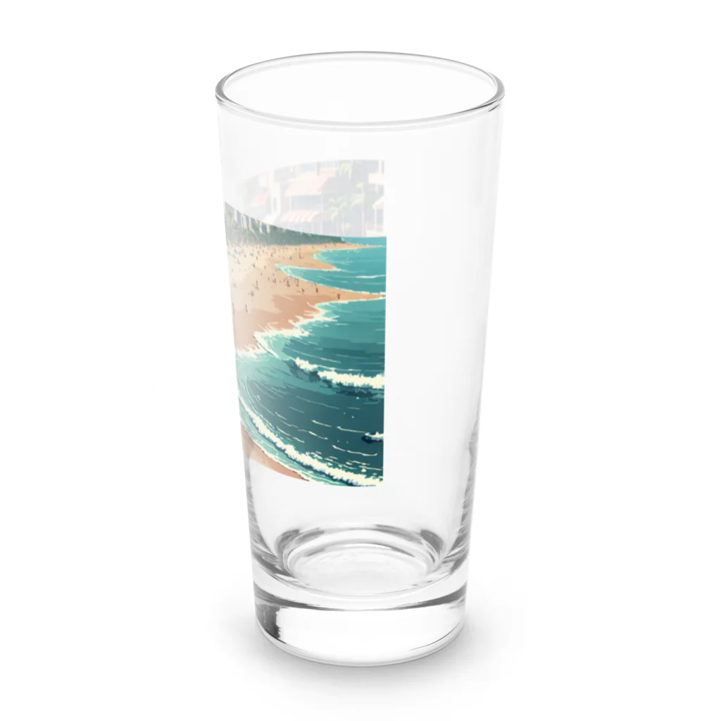 かてこの洋服販売所の波の調べ Long Sized Water Glass :right