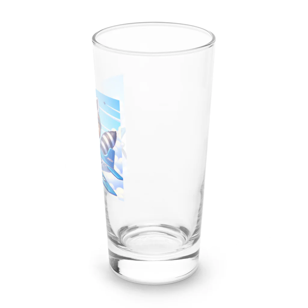 valtanamnのでふぉるめタッチな狸が操縦するレシプロ戦闘機 Long Sized Water Glass :right