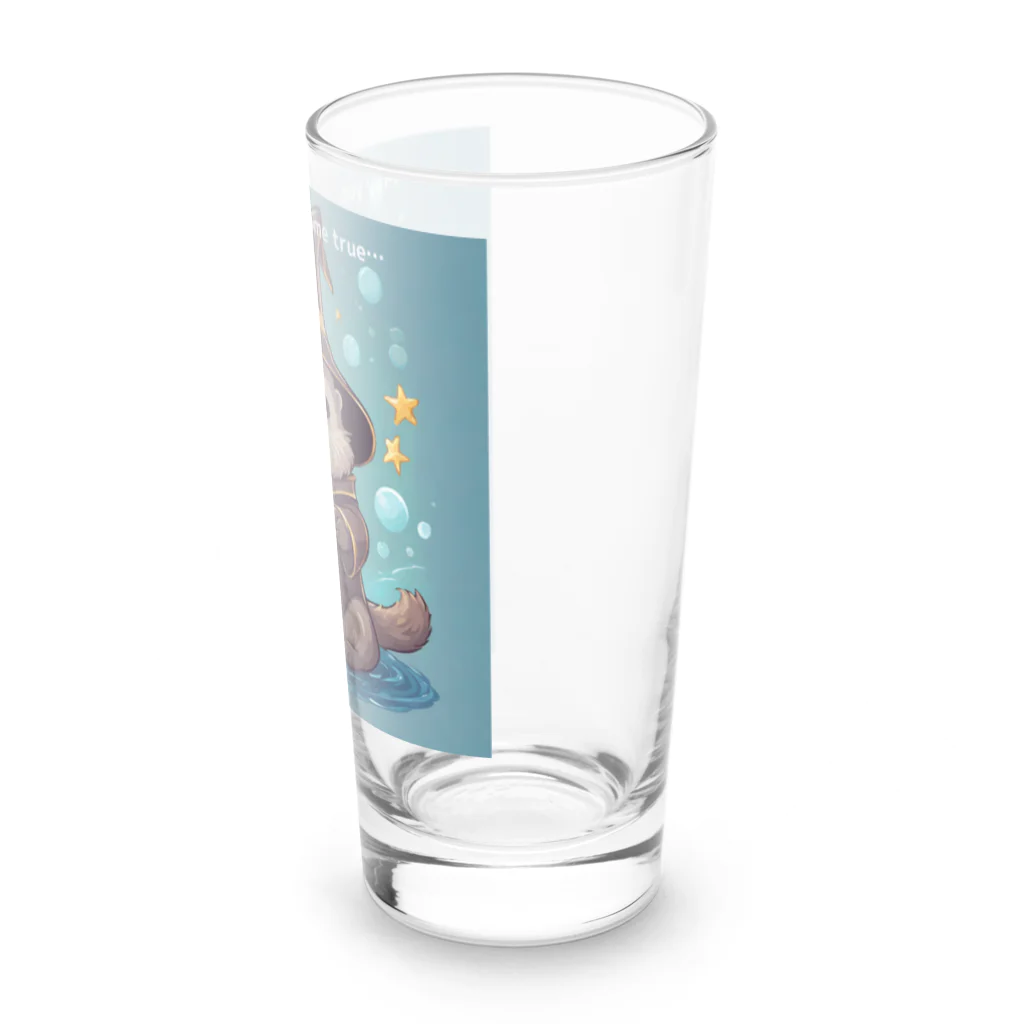 雑貨屋猫布団の願いが叶うラッコのお守りグッズ Long Sized Water Glass :right