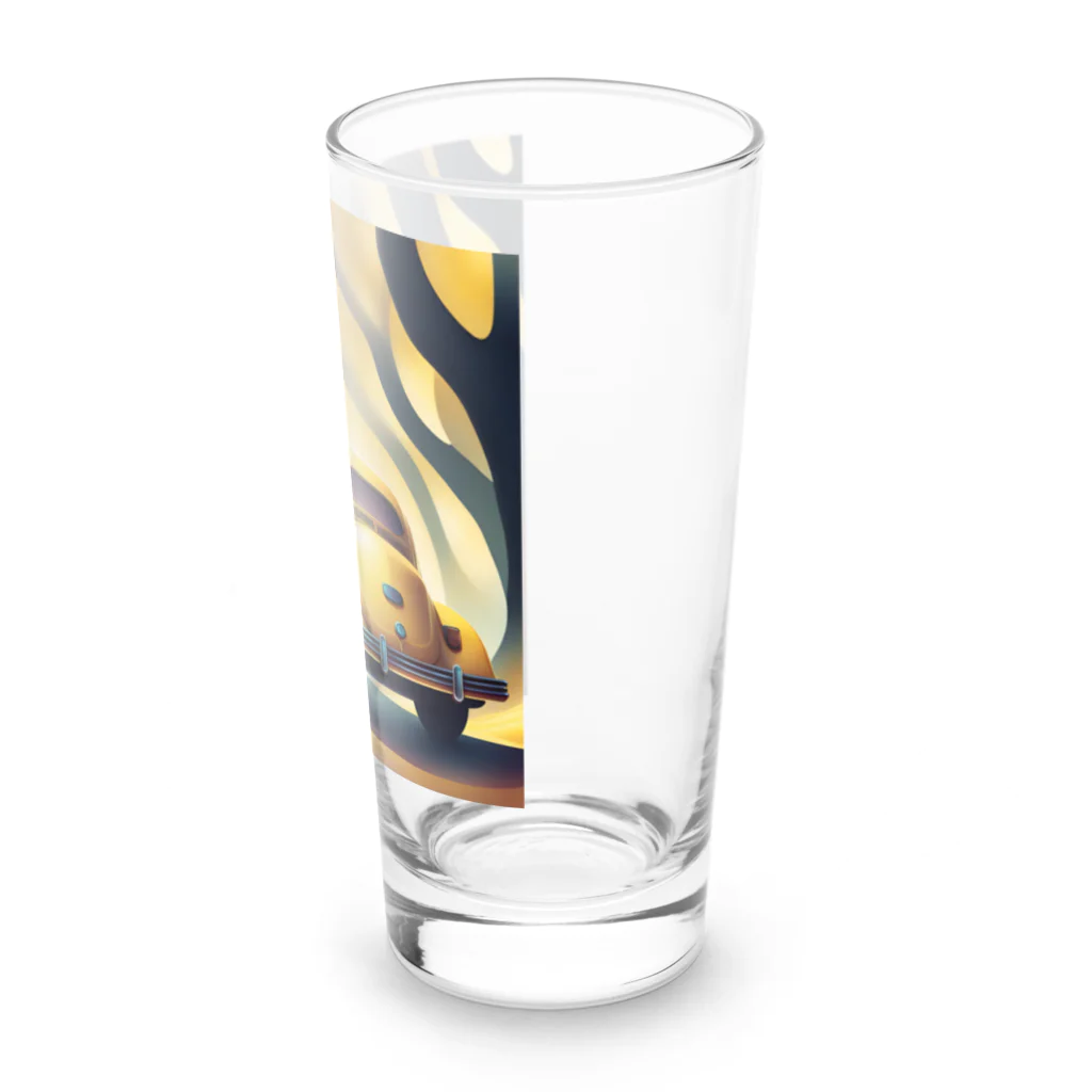 雑貨屋猫布団の黄色の外車 Long Sized Water Glass :right