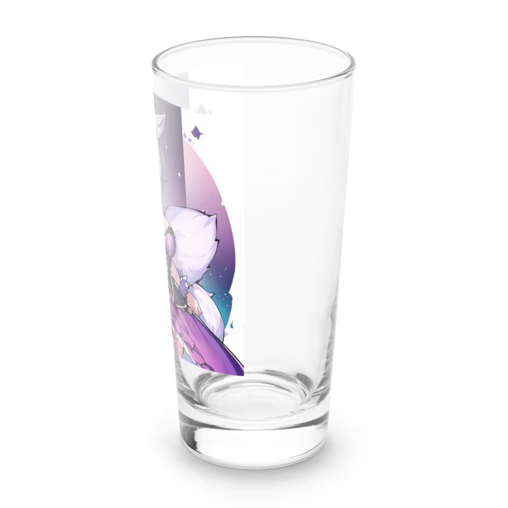 LONGSTONEのパープルフォックス美少女 Long Sized Water Glass :right