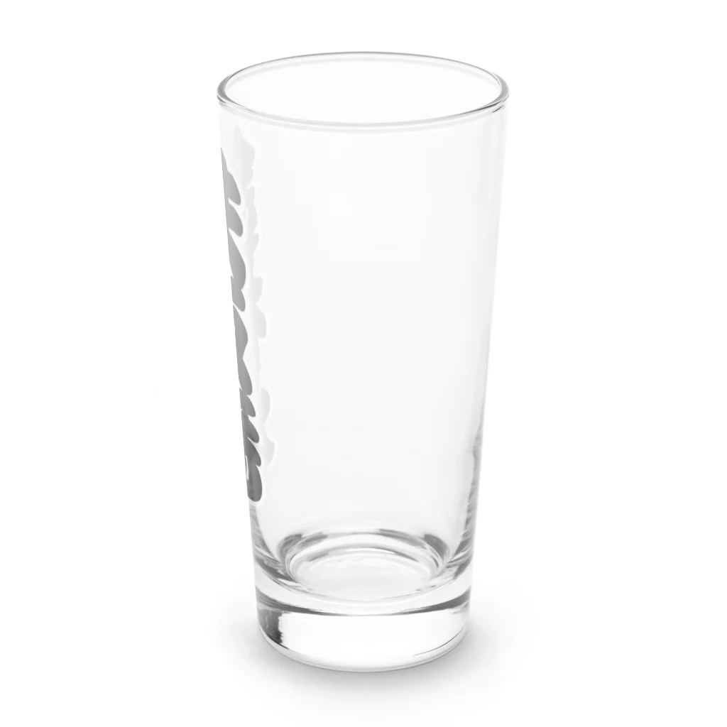 お絵かき屋さんの「鉄板焼」の赤ちょうちんの文字 Long Sized Water Glass :right