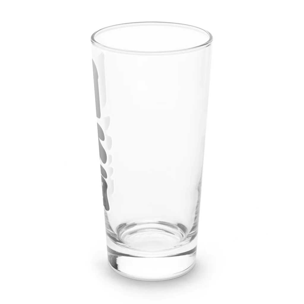 お絵かき屋さんの「日本酒」の赤ちょうちんの文字 Long Sized Water Glass :right