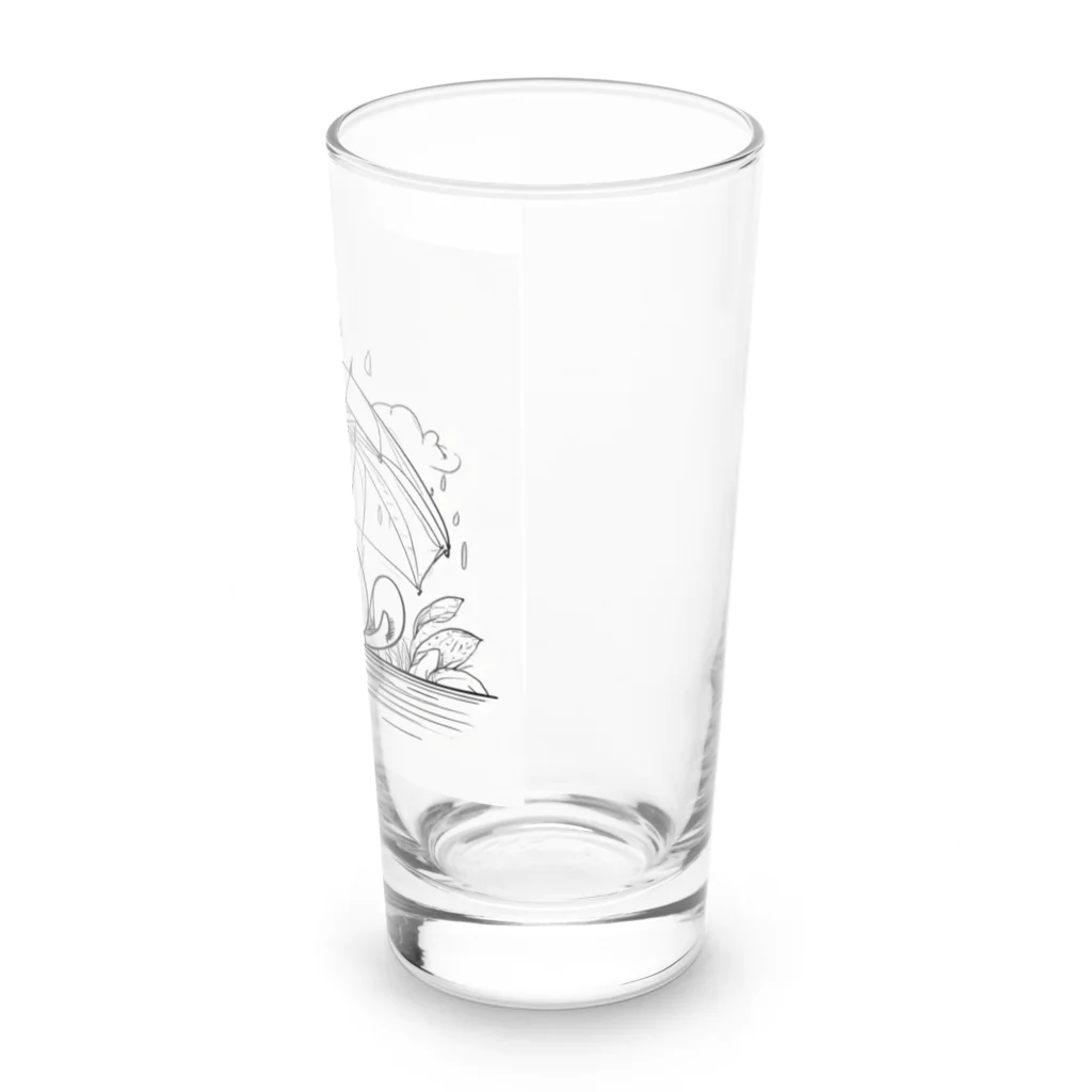 らうんじのカサネコ Long Sized Water Glass :right