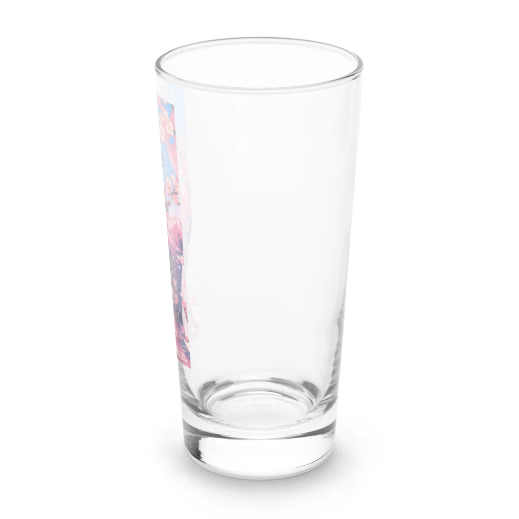 makun6027のオリジナルキャラ「橘美麗」グッズ Long Sized Water Glass :right