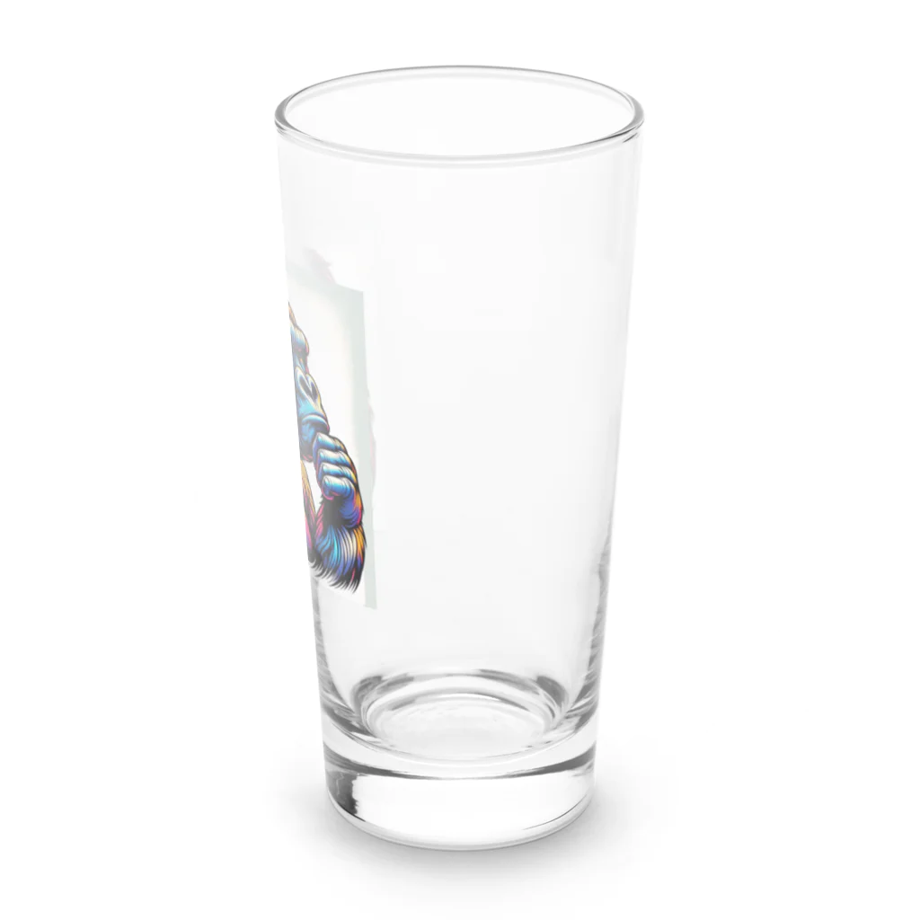 miidayo1のおとぼけゴリラの横顔 Long Sized Water Glass :right