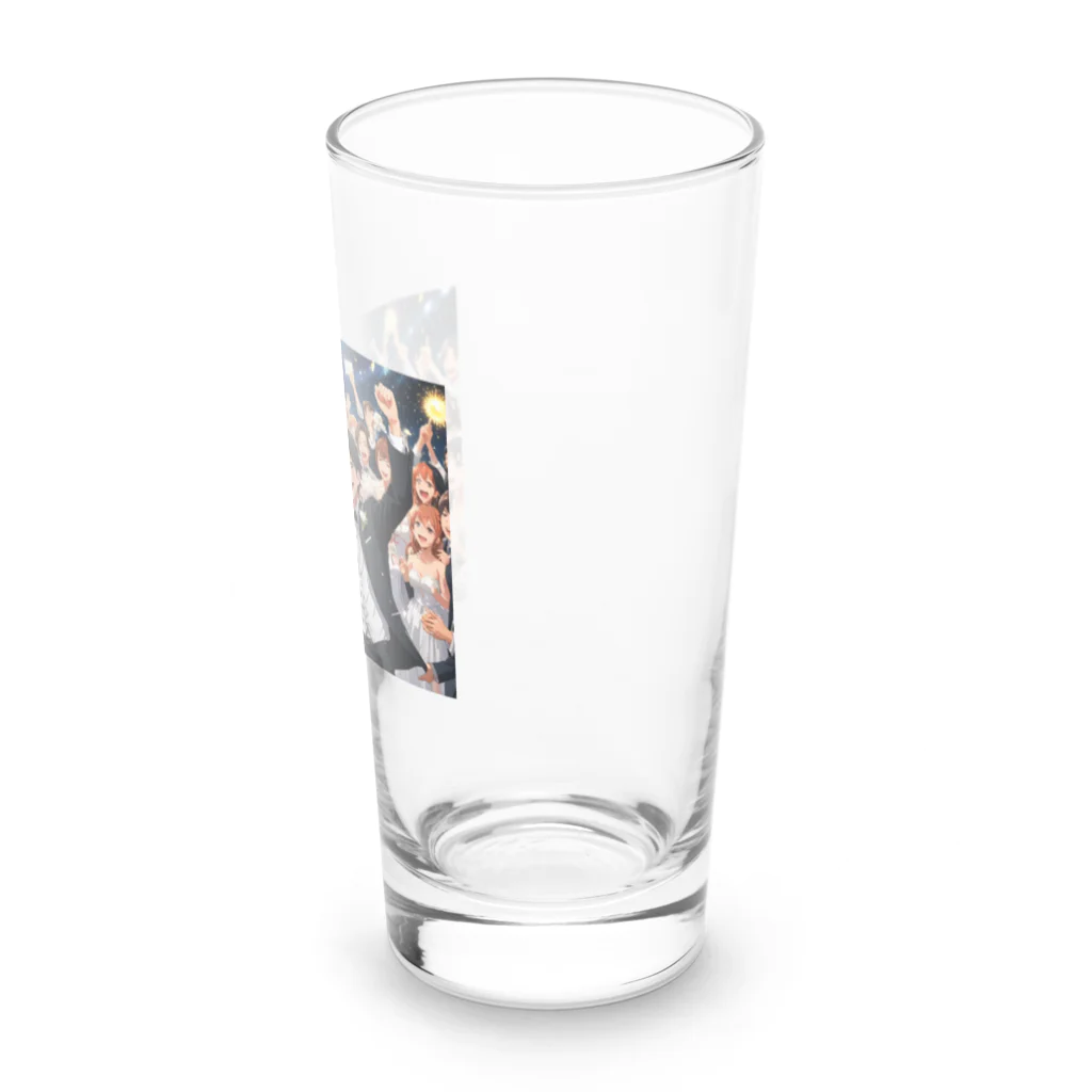 studio eizoの結婚式でハッピー♡ハッピー！ Long Sized Water Glass :right