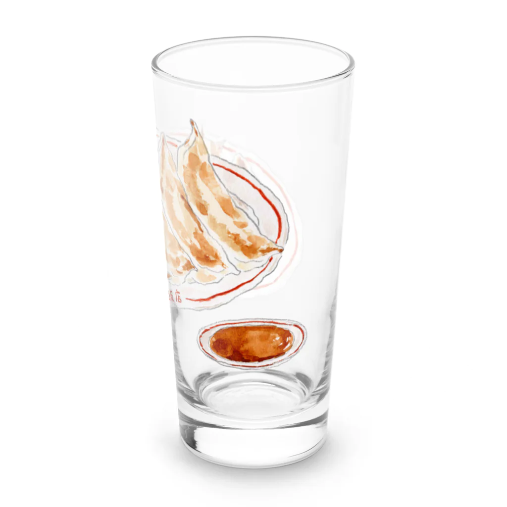 トコロコムギのニンニクたっぷり餃子にゃんこ Long Sized Water Glass :right