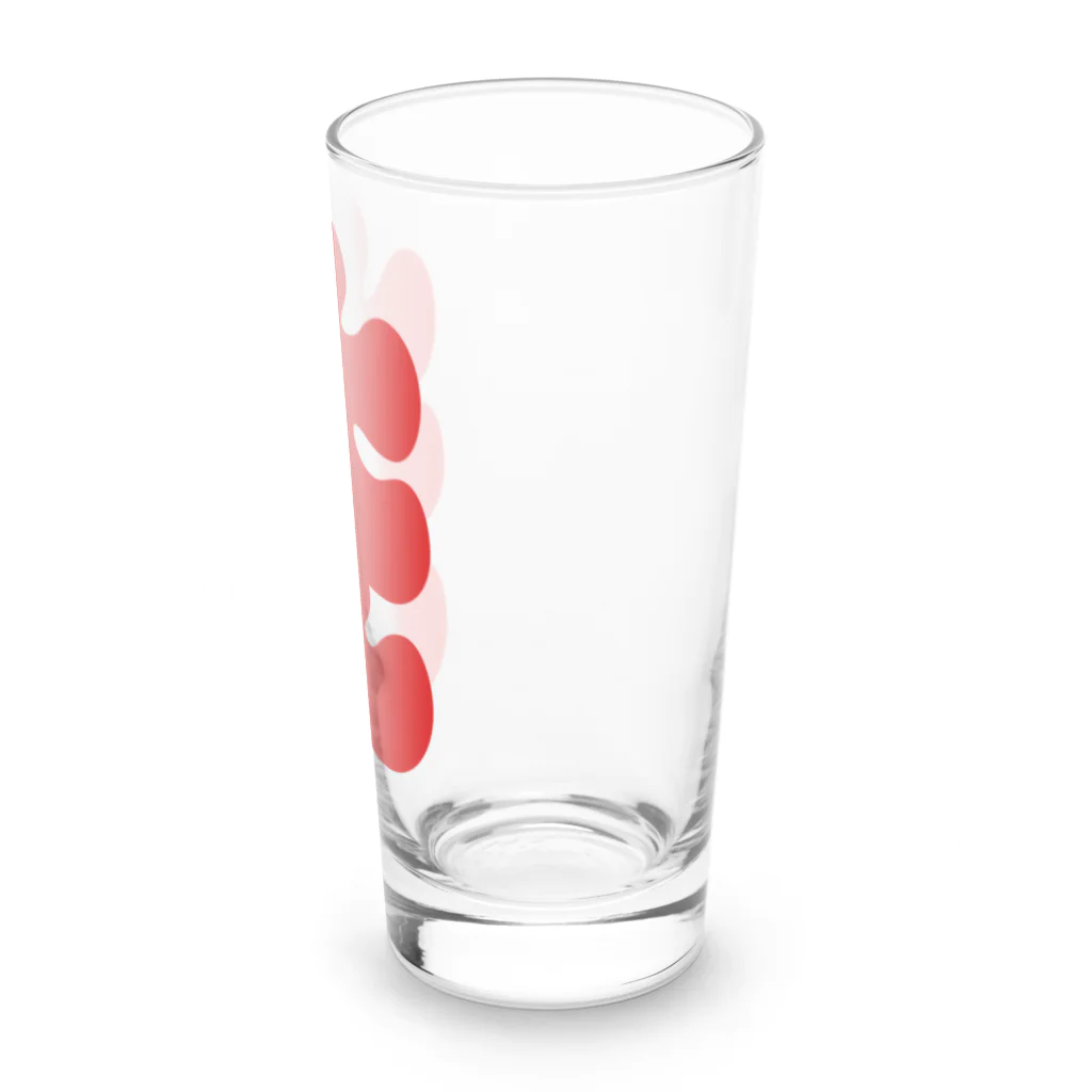 お絵かき屋さんの大入りマーク（赤文字） Long Sized Water Glass :right