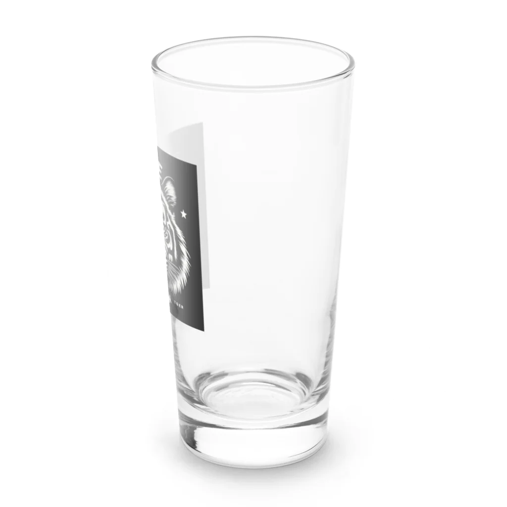 アメリカンデザインのタイガー柄グラス Long Sized Water Glass :right