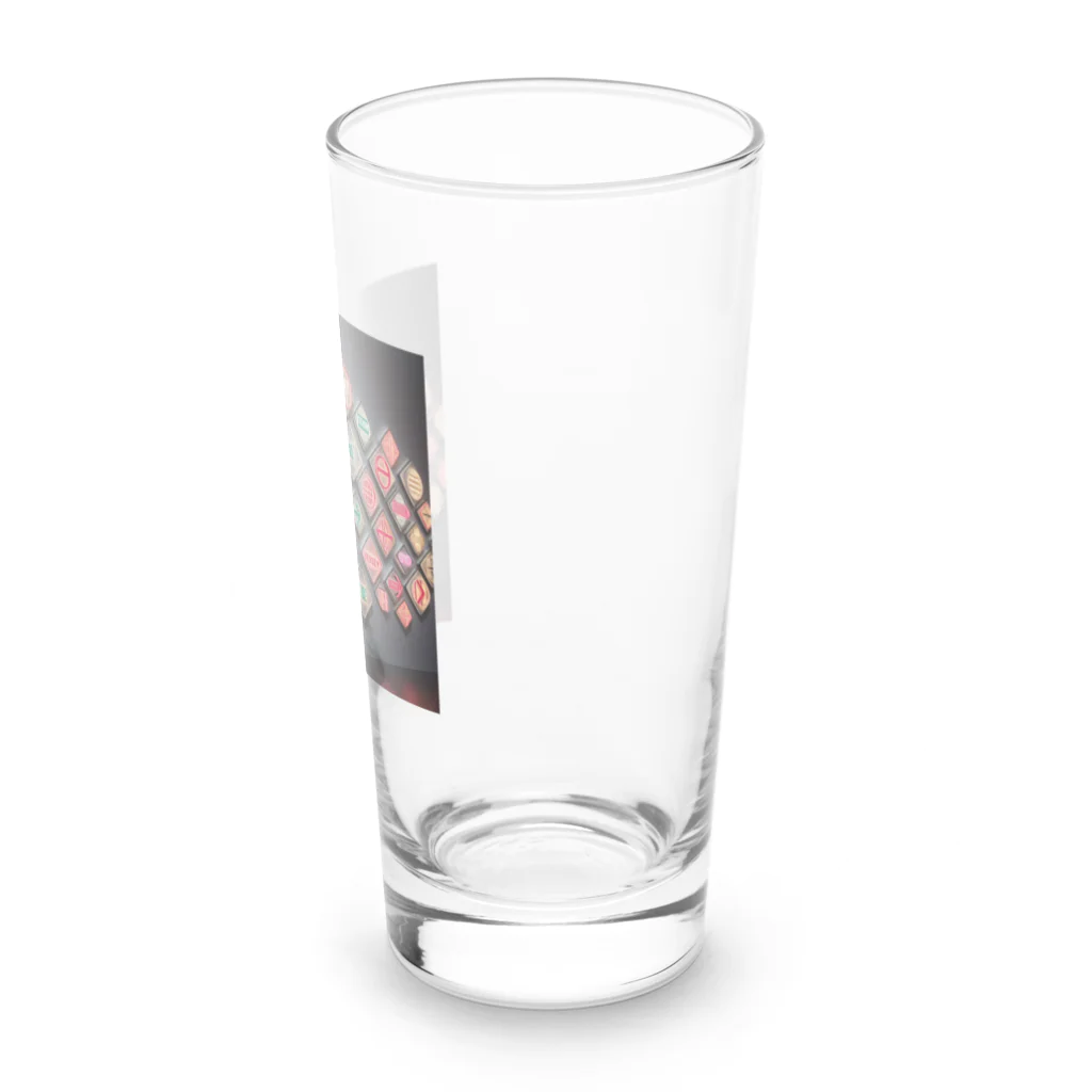 標識グッズ商店の世界中の非常口標識をスタイリッシュにアレンジ！ Long Sized Water Glass :right