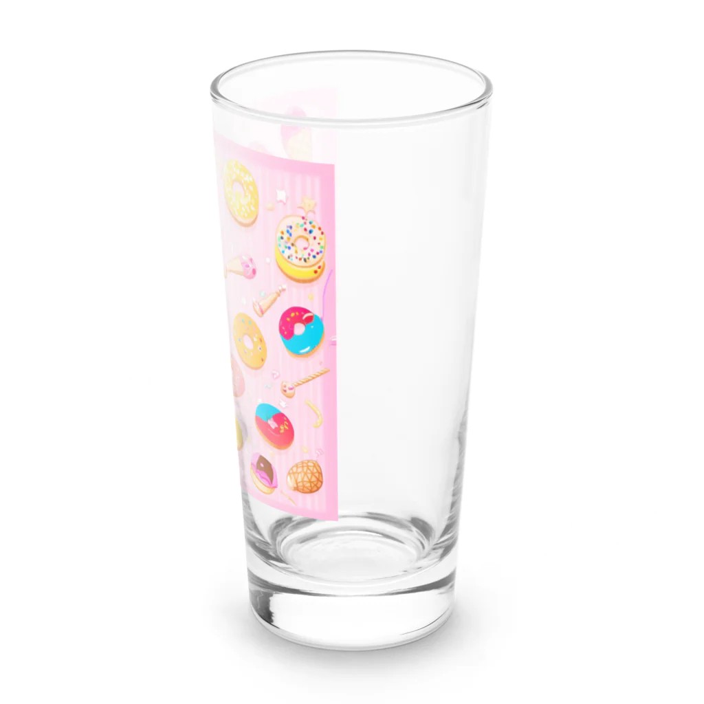 MEGROOVEのドーナツいっぱい🍩 Long Sized Water Glass :right