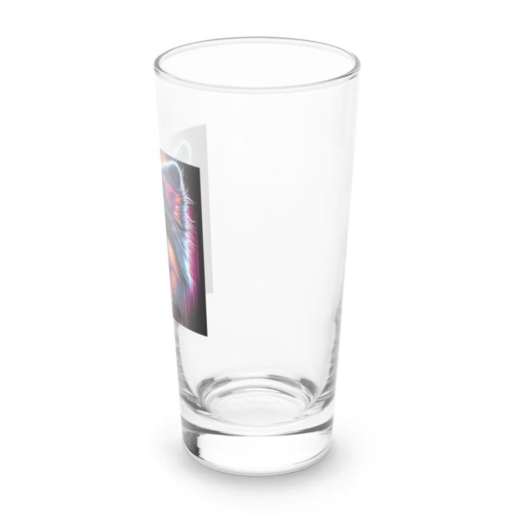 スタンプリレーのわんちゃん Long Sized Water Glass :right