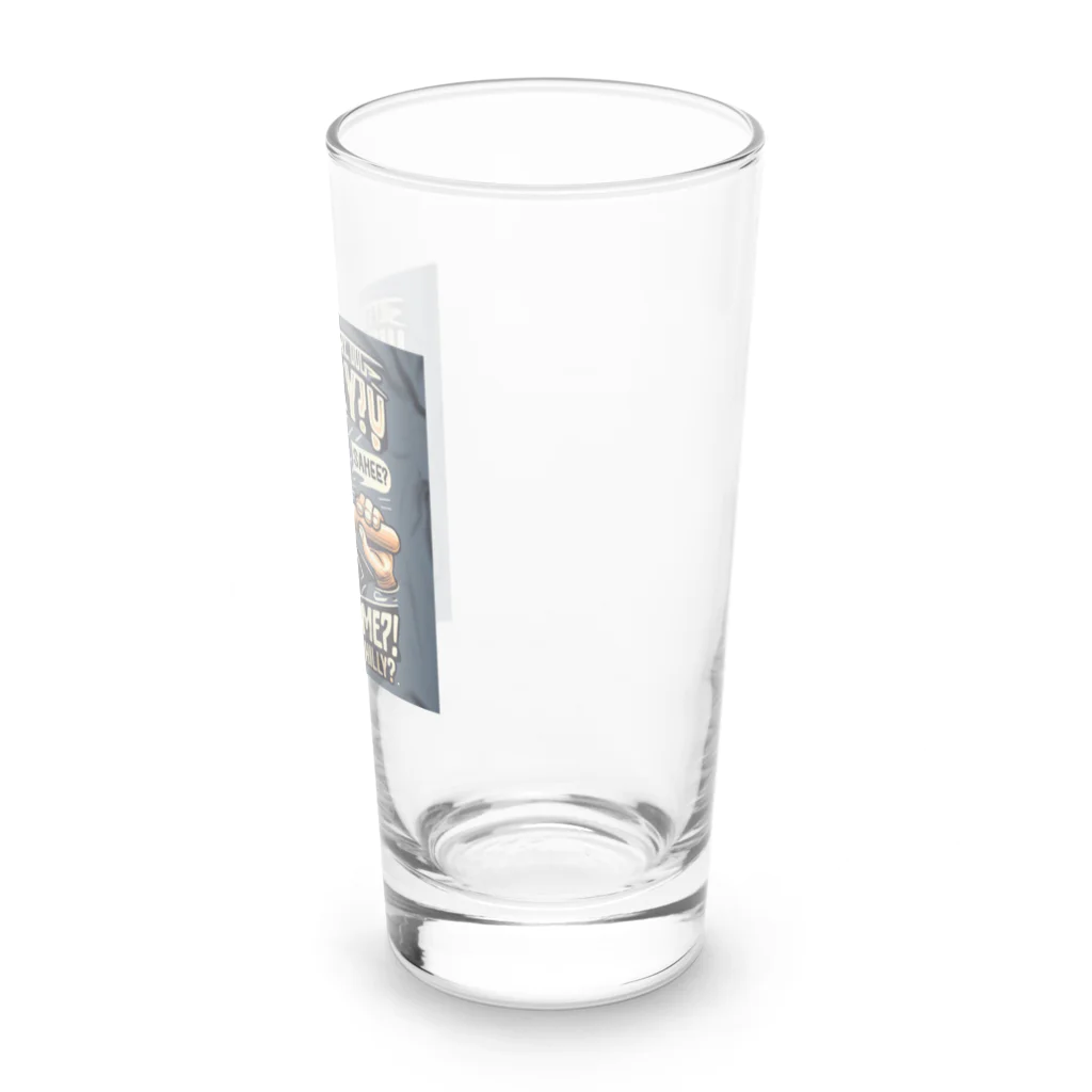 orijinalのジョークで笑いを！ Long Sized Water Glass :right