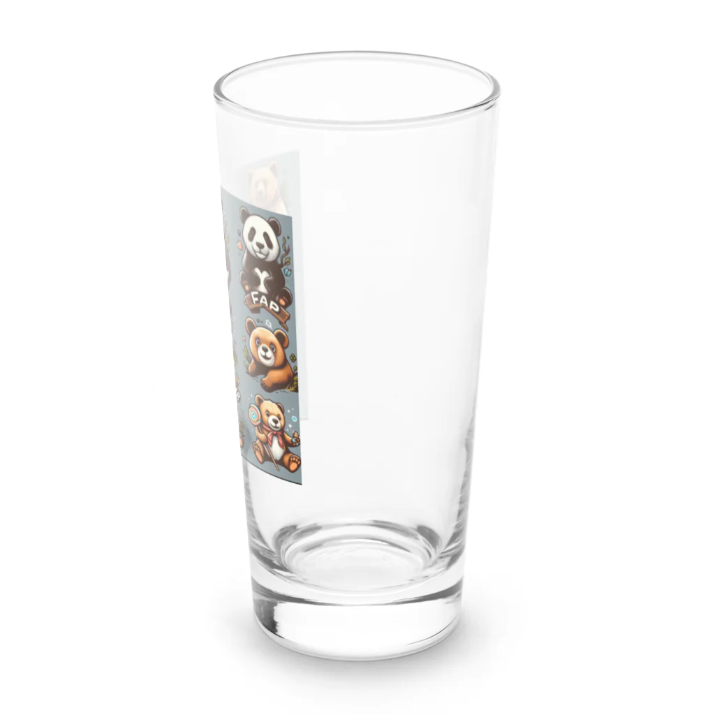 Riki-のクマジャック Long Sized Water Glass :right