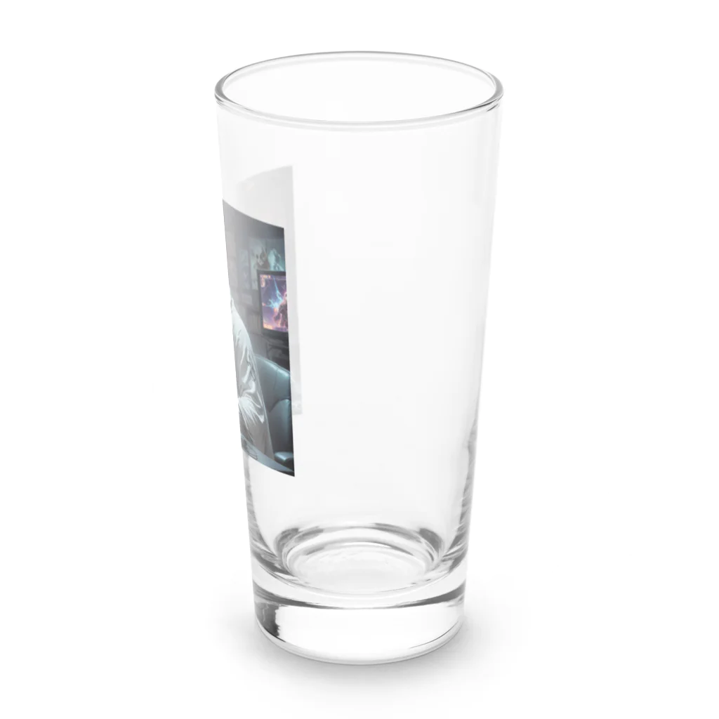 houkのハッキングを試みる骸骨 Long Sized Water Glass :right