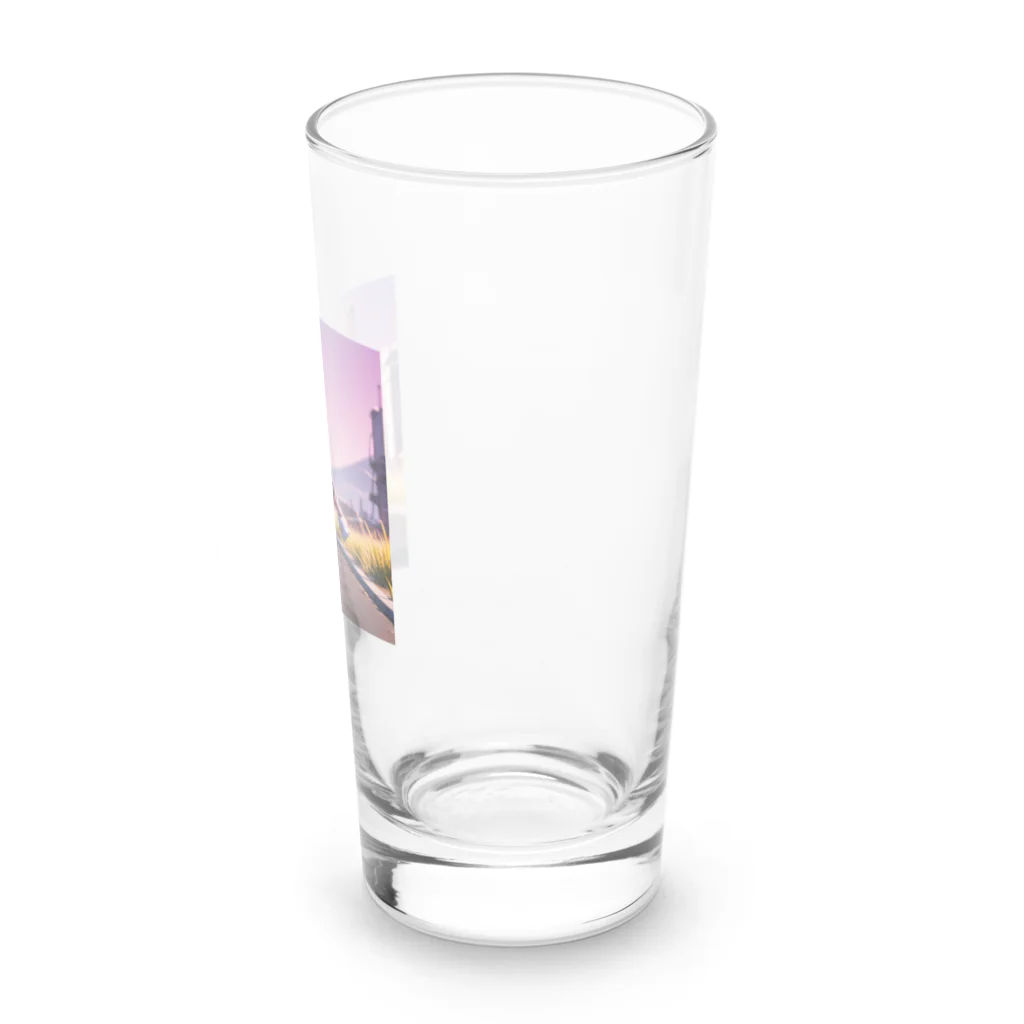 kaz_new9の未来のうさぎ戦士 Long Sized Water Glass :right