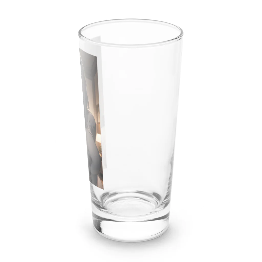 名前募集中の見ててくれる巨乳のお姉さん① Long Sized Water Glass :right