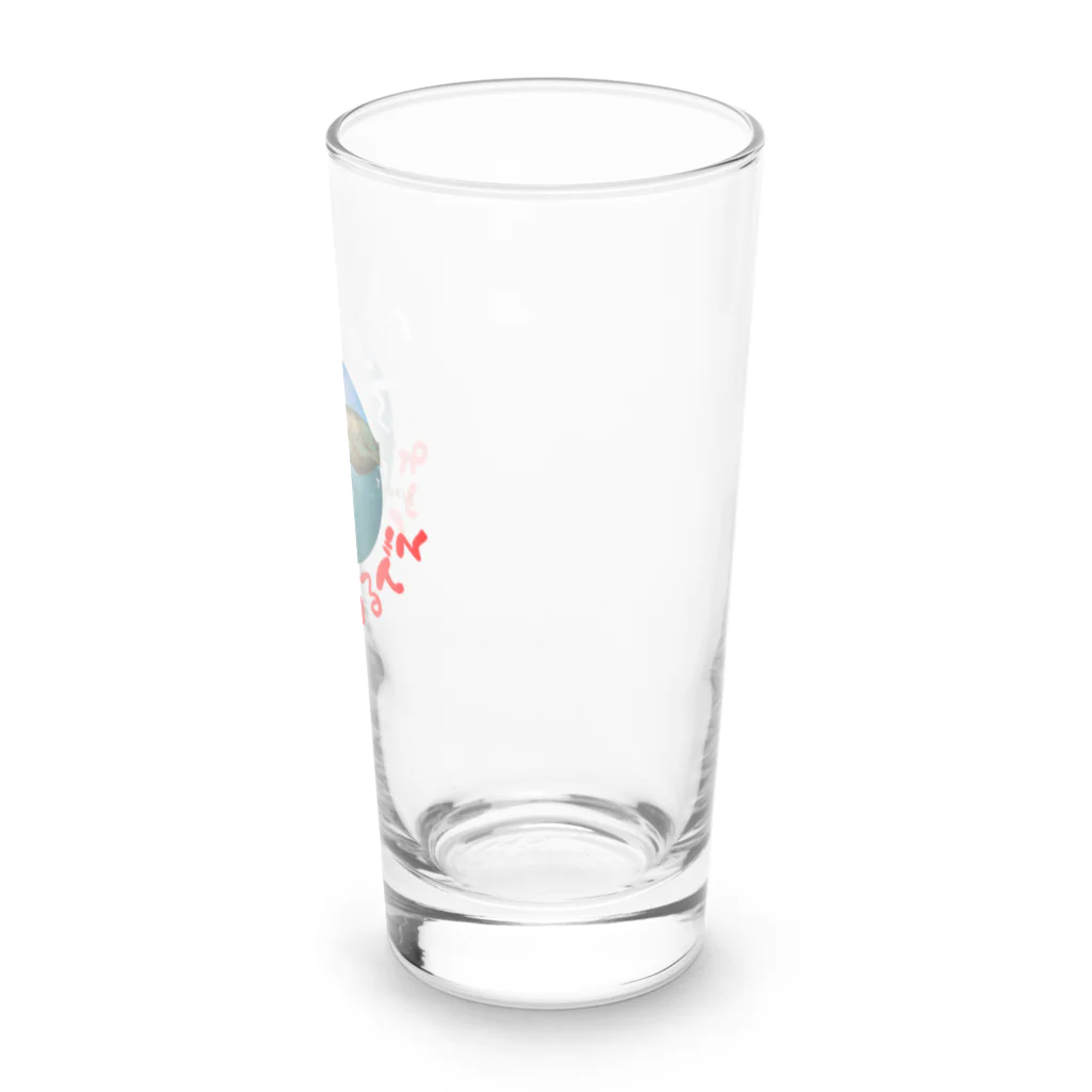 Yanjiisのアオリちゃん　気合 Long Sized Water Glass :right