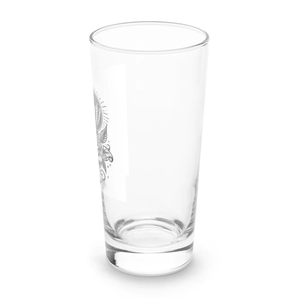 かなかなのタトゥーデザイン Tシャツ Long Sized Water Glass :right