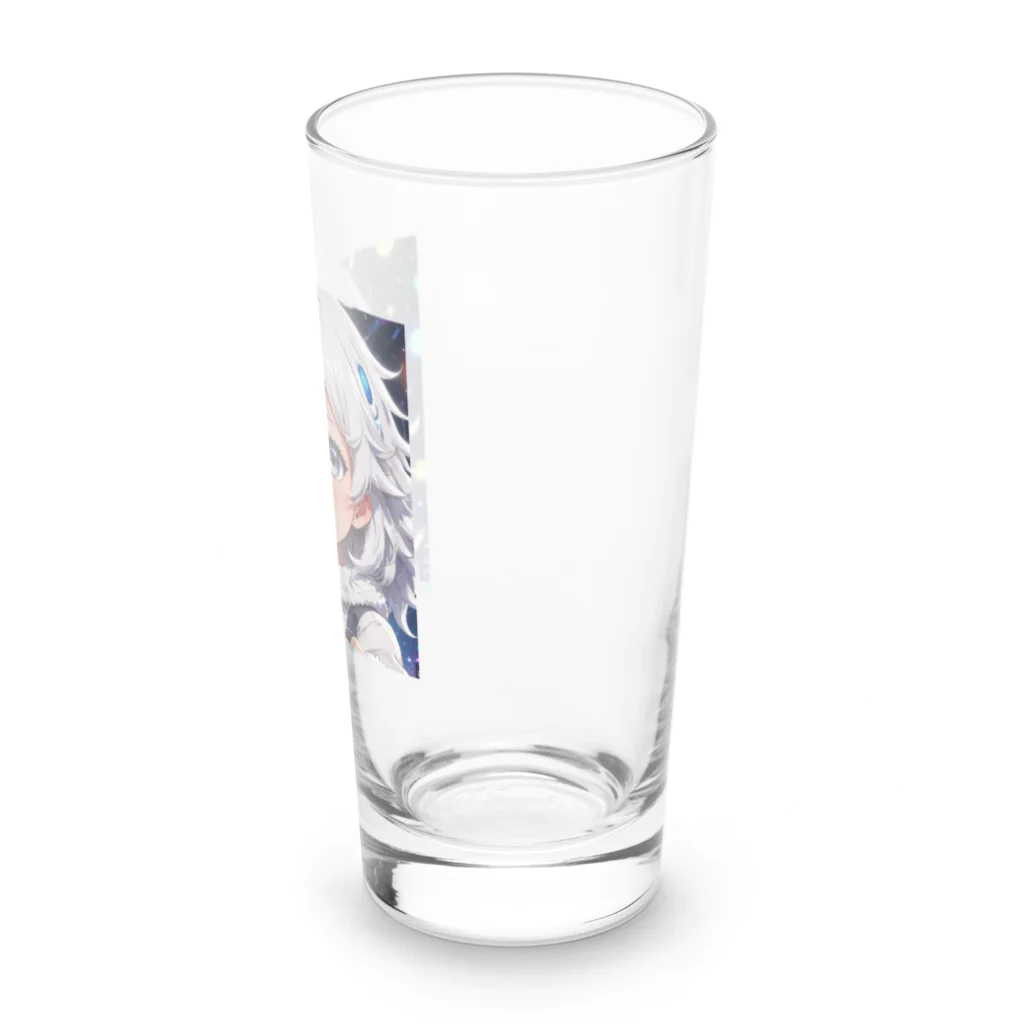 巫女スタぐらむのもふもふの美少女 Long Sized Water Glass :right