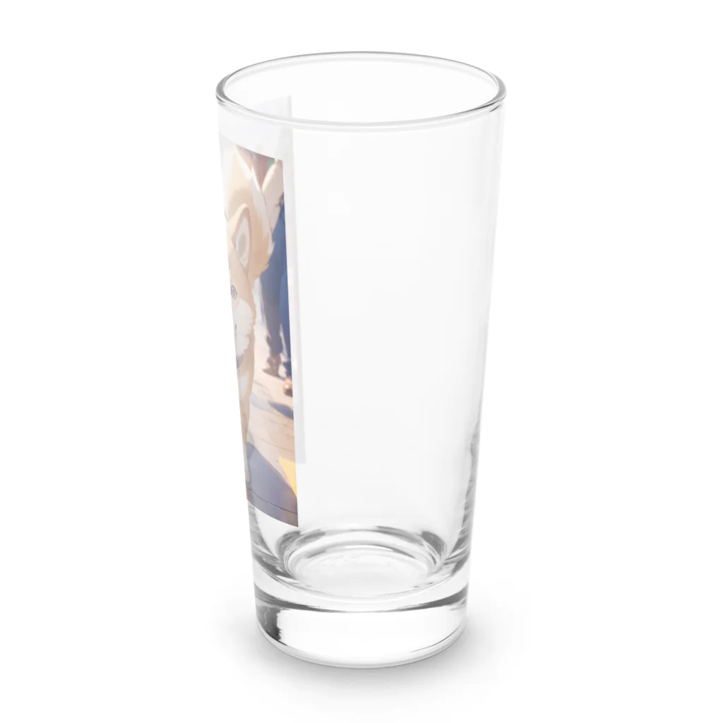 konoha_0326のしば犬くん Long Sized Water Glass :right