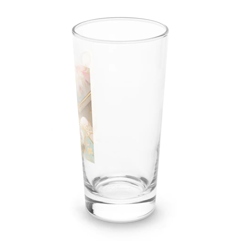 AQUAMETAVERSEの小物入れ、可愛い　なでしこ1478 Long Sized Water Glass :right