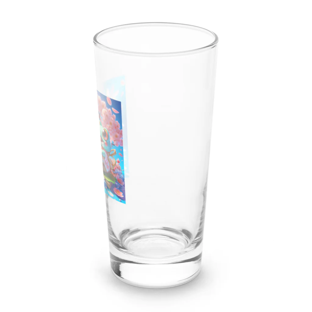 Pyon ＆ Bunのお花見2024 Long Sized Water Glass :right